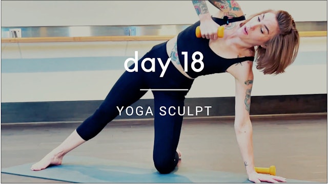 Day 18: Yoga Sculpt