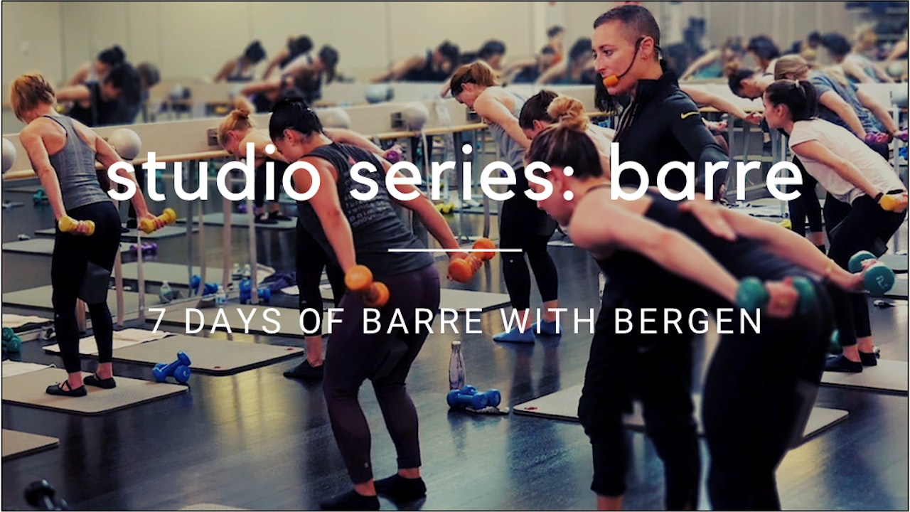 Studio Series: Barre with Bergen