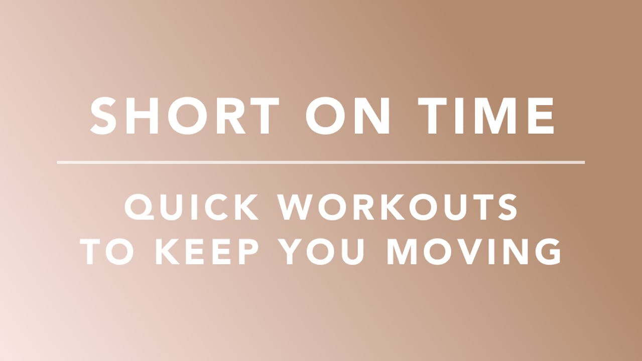 Short On Time Exhale On Demand Workout Videos Online Fitness Class