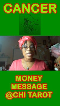 CANCER MONEY MESSAGE