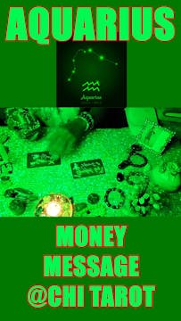 Aquarius Money Message