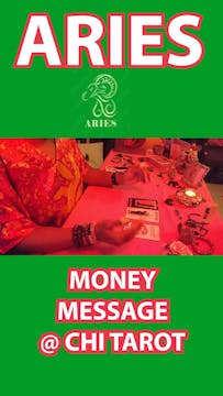 ARIES MONEY MESSAGE
