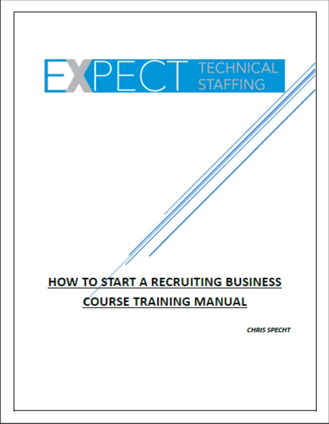 Training Manual - Starting Recruiting Business