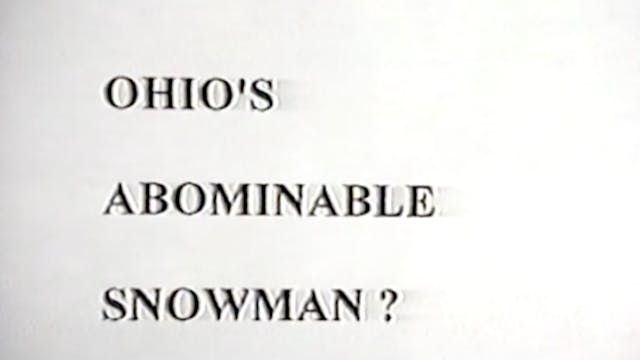 Ohio's Abominable Snowman?