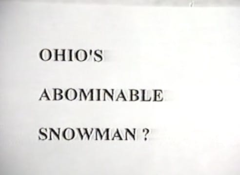 Ohio's Abominable Snowman?