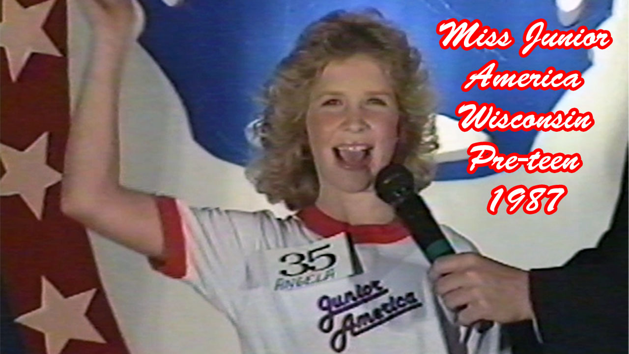 Miss Junior America Wisconsin Pre-teen 1987