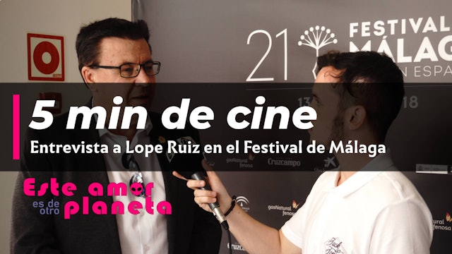 Presentación en 5 minutos de cine entrevista Lope Ruiz, alcalde de Iznajar