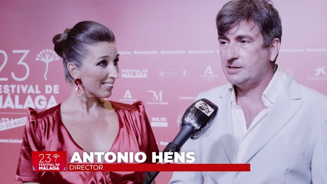 Entrevista durante el Festival de Málaga a Antonio Hens y Rocío Marín