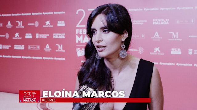 Entrevista durante el Festival de Málaga a Eloína Marcos