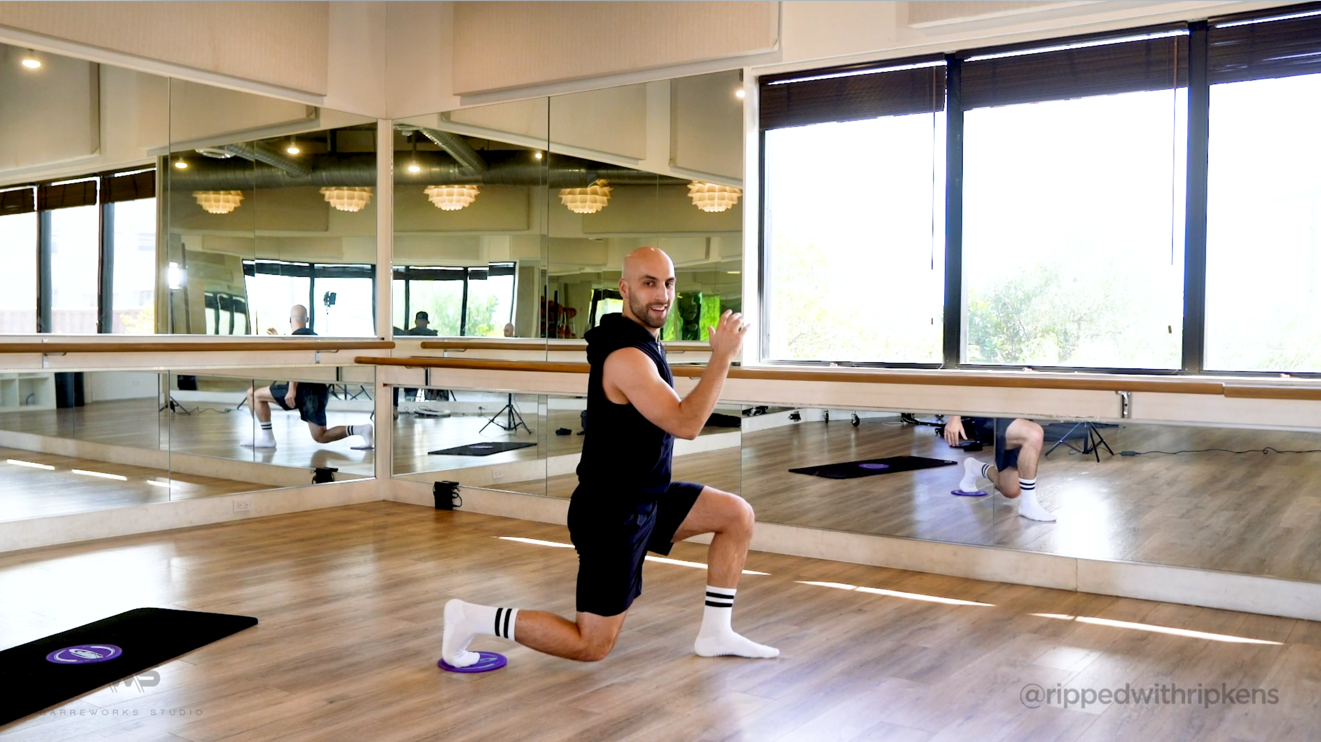 At Home Glider Workout