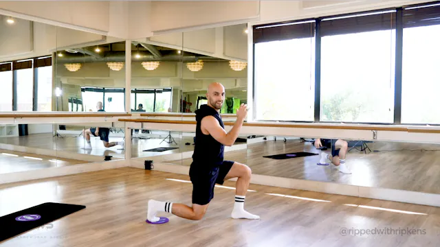 At Home Glider Workout