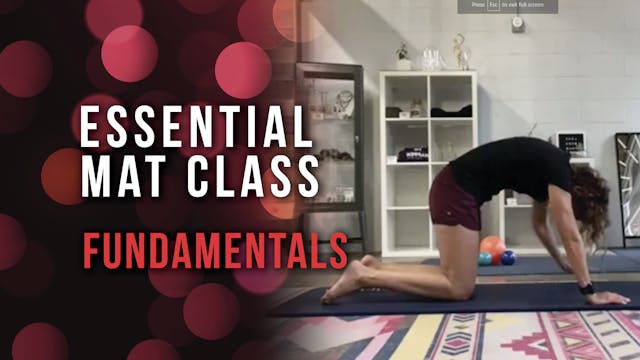 Essential Mat Class - Fundamentals