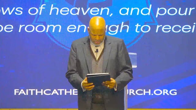 New Year's Service 2025 l Bishop Derr...