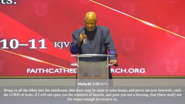 Prove Me Now, Saith the Lord of Host ...