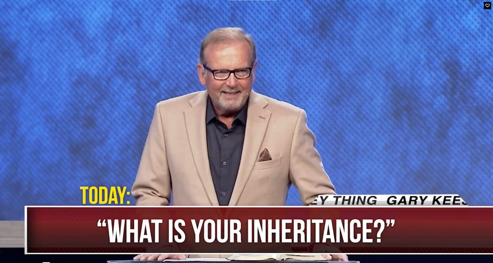Inheritance: What Is Your Inheritance? Part One