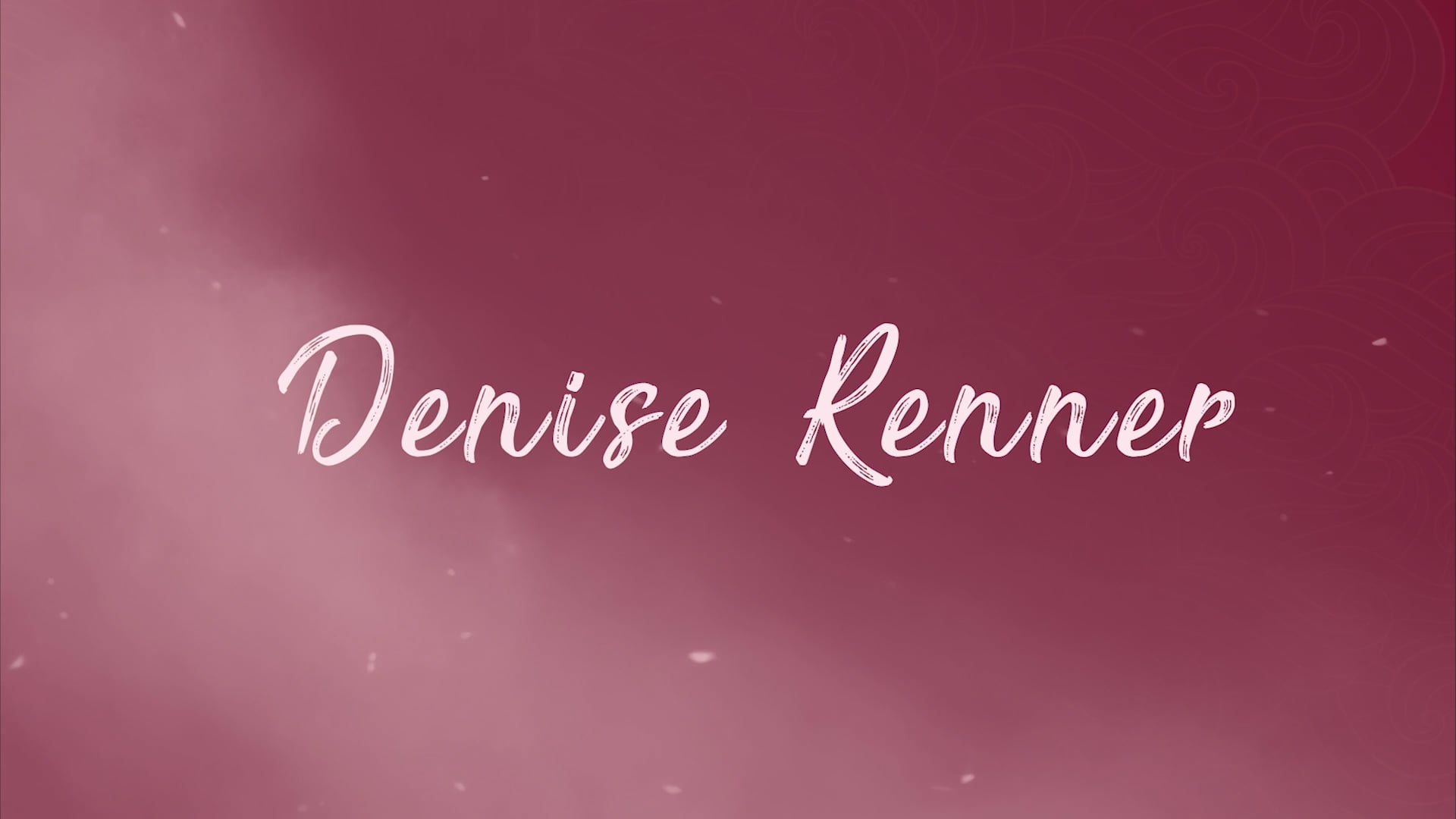 Session 2 - Denise Renner - Hunger for God: Lessons from the Shunammite Woman