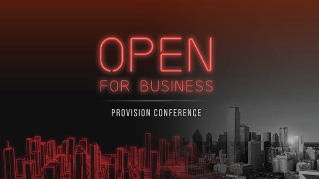 Open for Business | Provision Conference