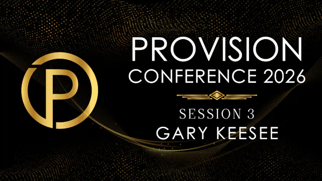 Session 3: Gary Keesee | God Had a Pl...