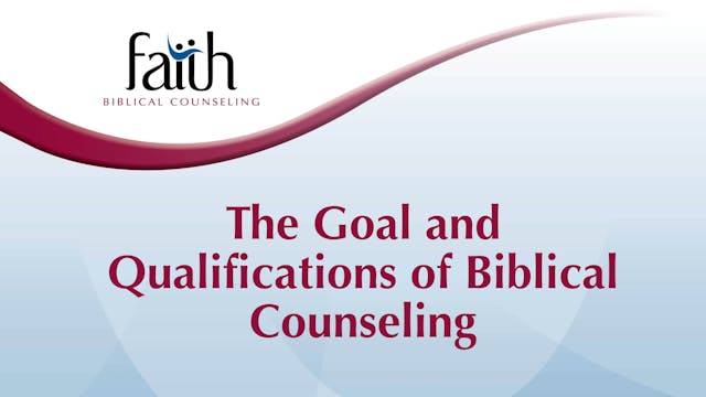 The Goal and Qualifications of Biblic...