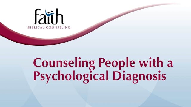 31 Counseling People With a Psycholog...