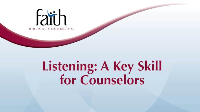 Listening A Key Skill for Counselors ...