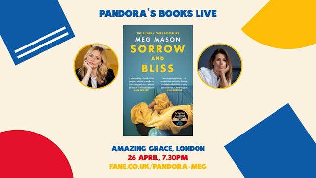 Pandora's Books Live: Pandora Sykes in Conversation with Meg Mason