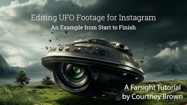 Photographing UFOs