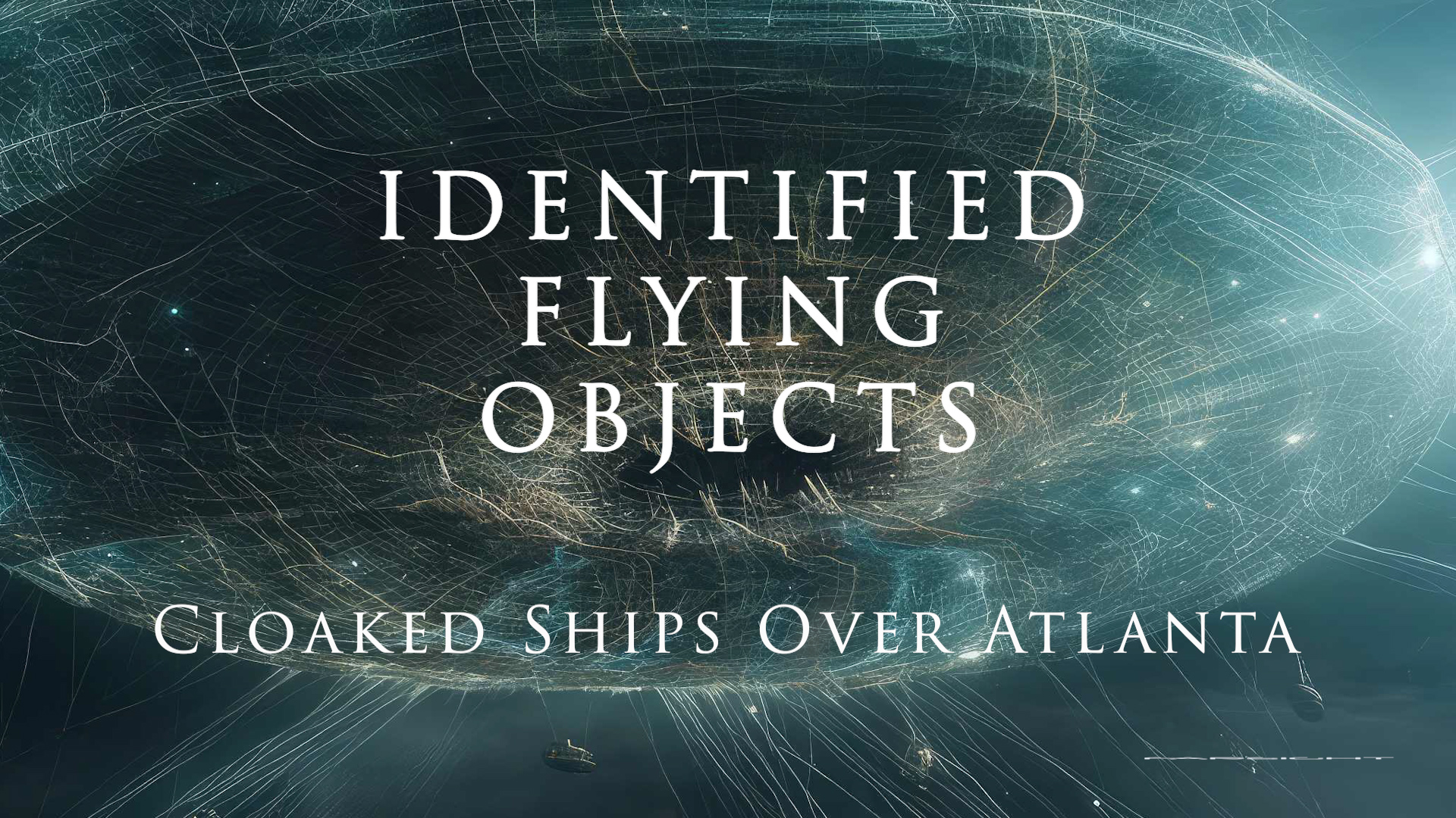 IDENTIFIED FLYING OBJECTS: CLOAKED SHIPS OVER ATLANTA