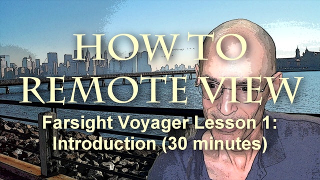 Farsight Voyager Basic SRV Lesson Lesson 1 Overview