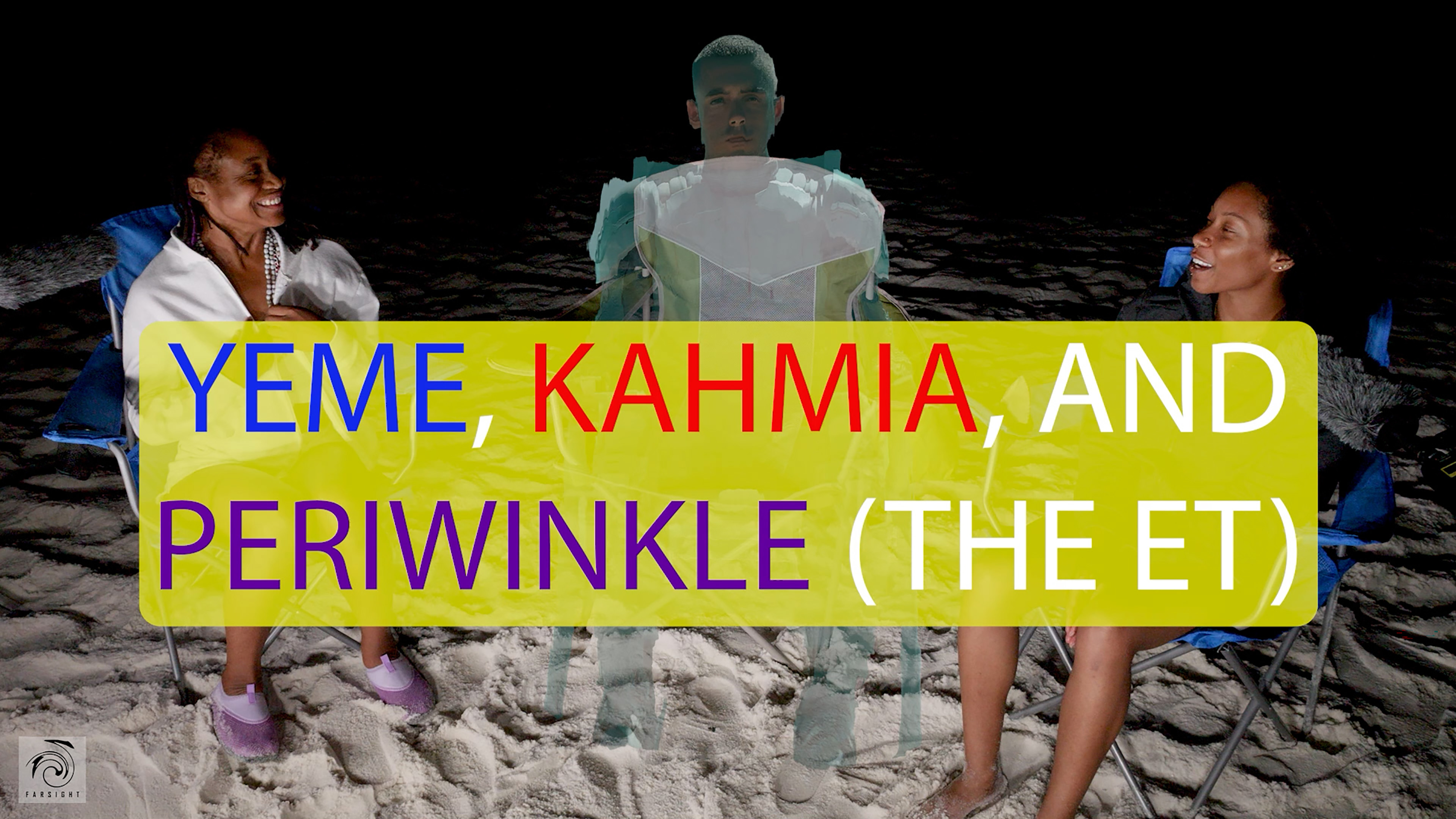 Yeme, Kahmia, and Periwinkle (the ET)