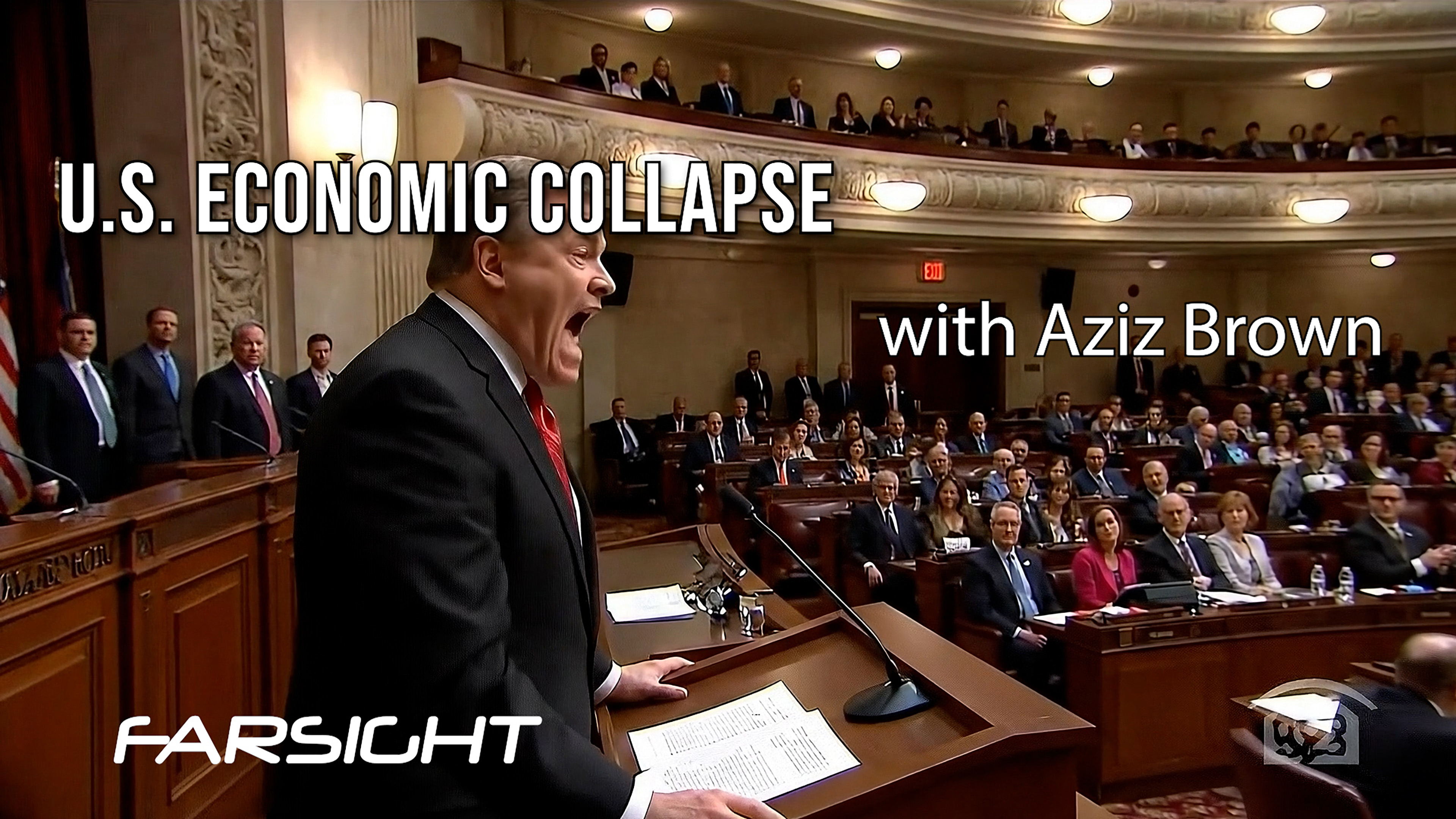 Deep News - The Upcoming Economic Collapse with Aziz Brown
