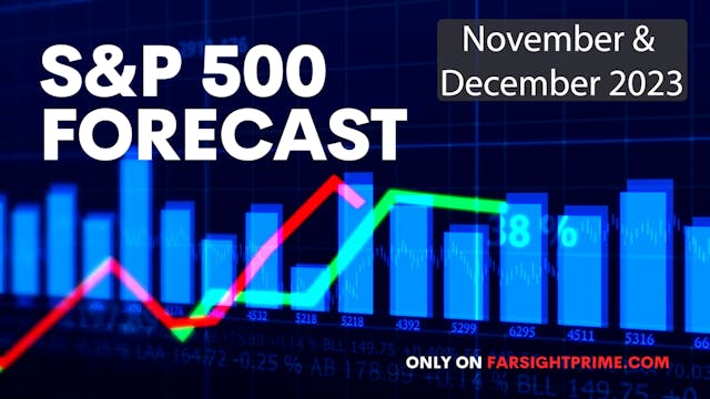 S&P 500 November thru December 2023 F...