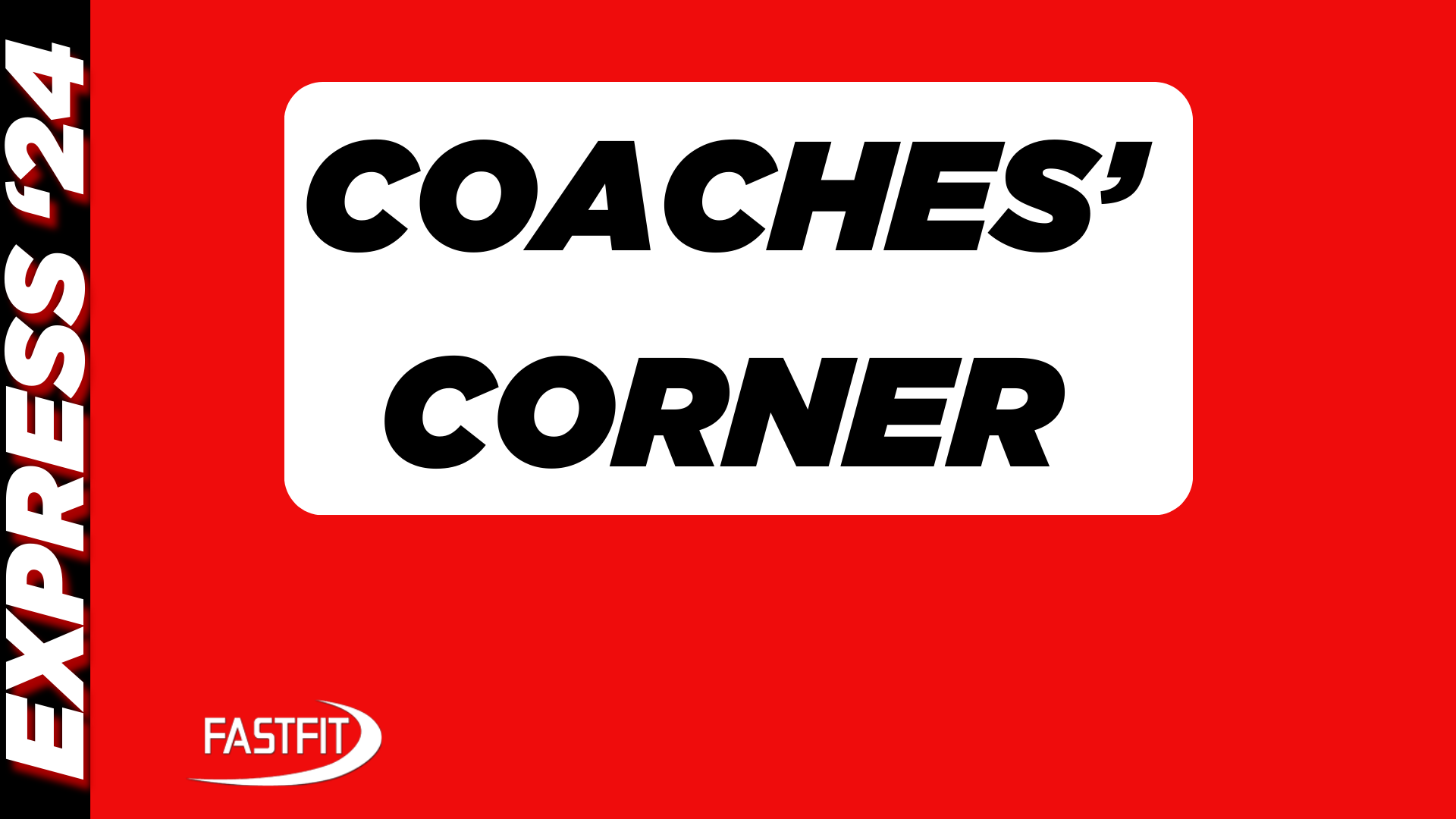 Coaches Corner