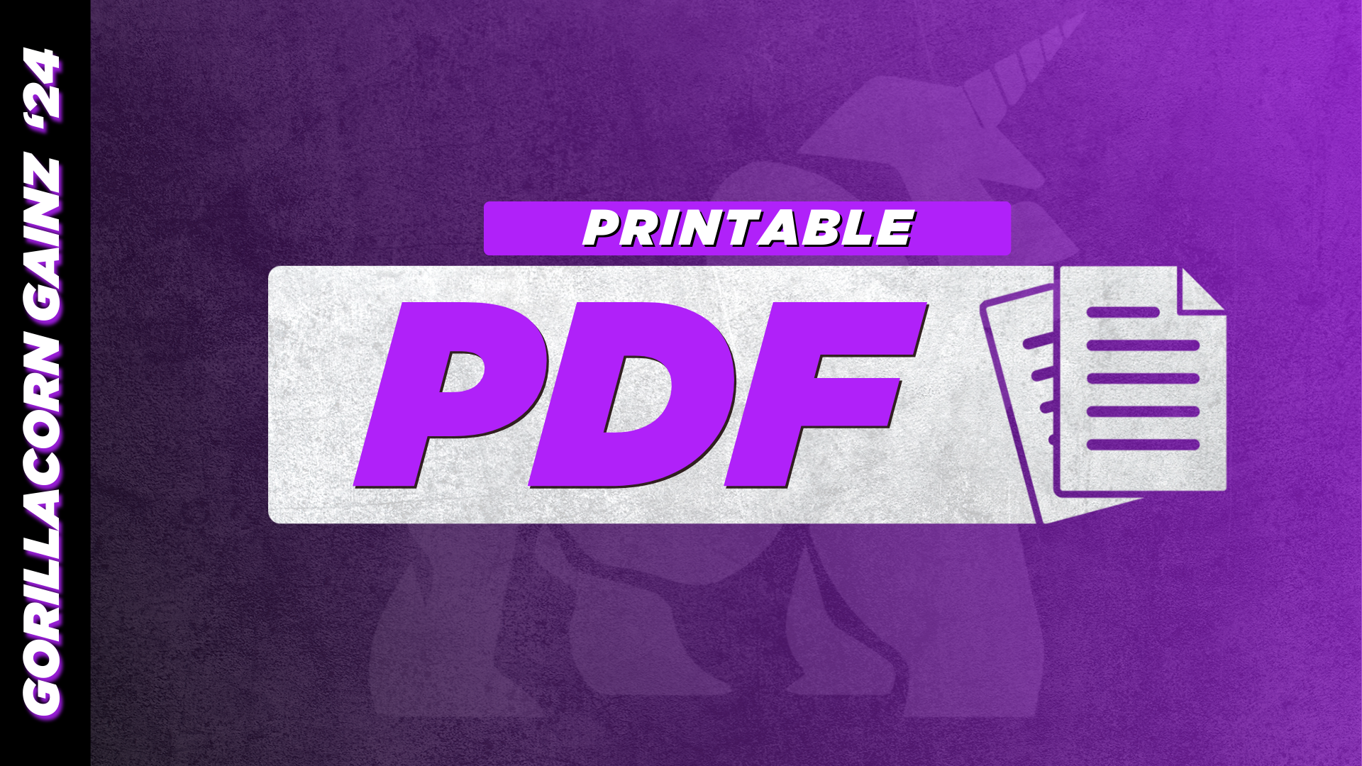 LOWER 4 Workout Chart