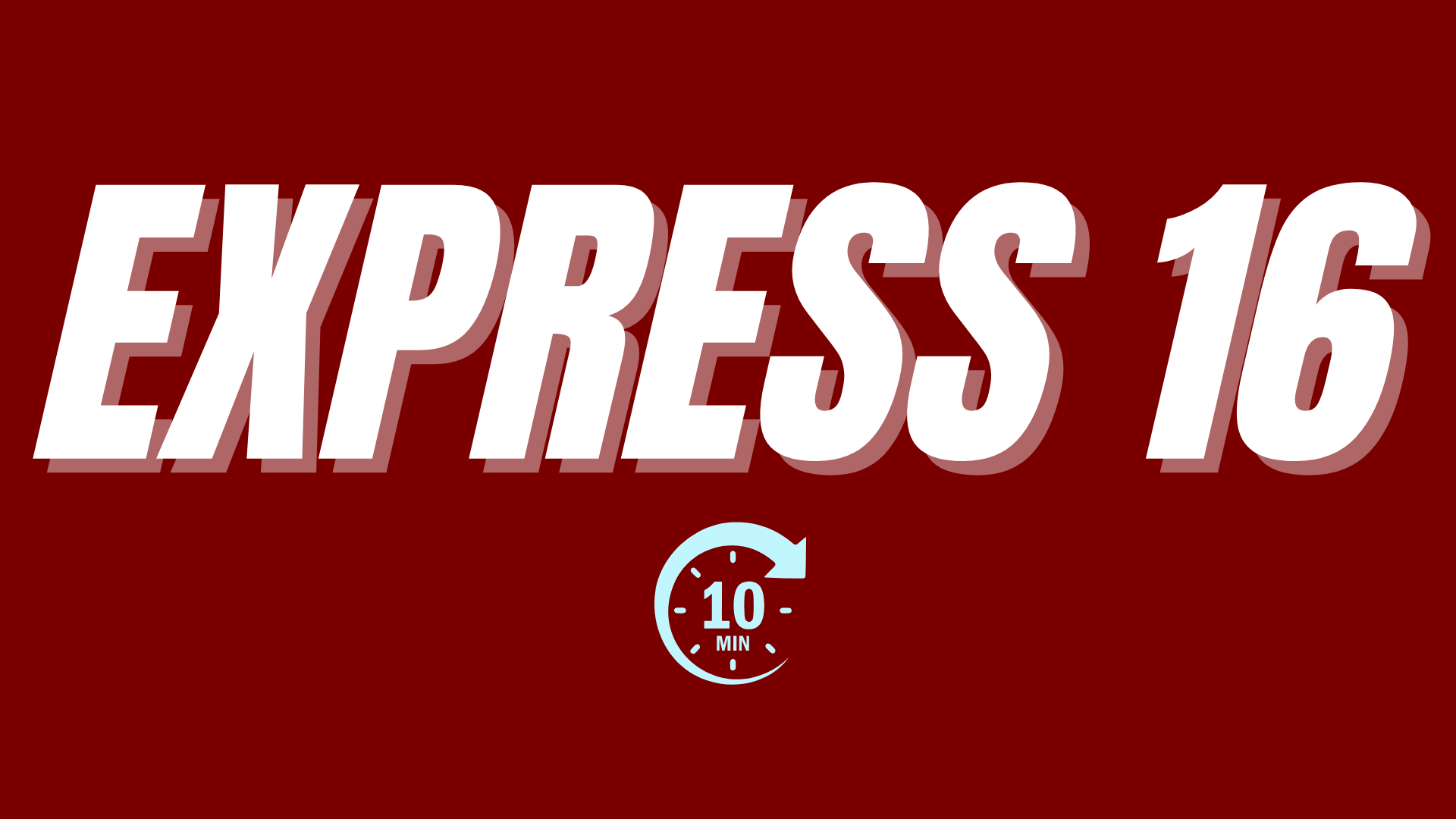 EXPRESS 16 INSTRUCTIONAL & FOLLOW-ALONG | 10-MIN KETTLEBELL WORKOUT