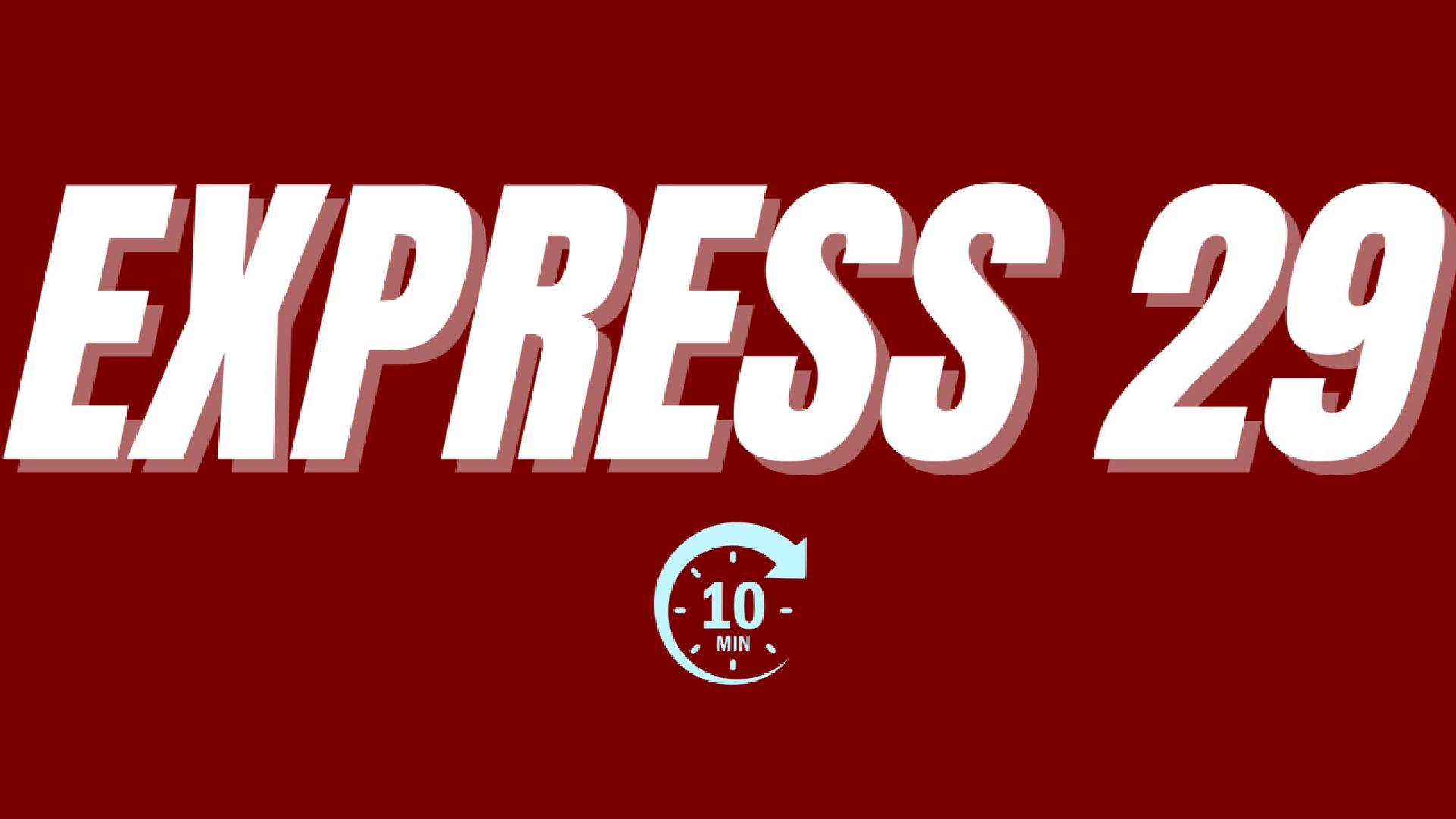EXPRESS 29 INSTRUCTIONAL & FOLLOW-ALONG | 10-MINUTE BODYWEIGHT WORKOUT