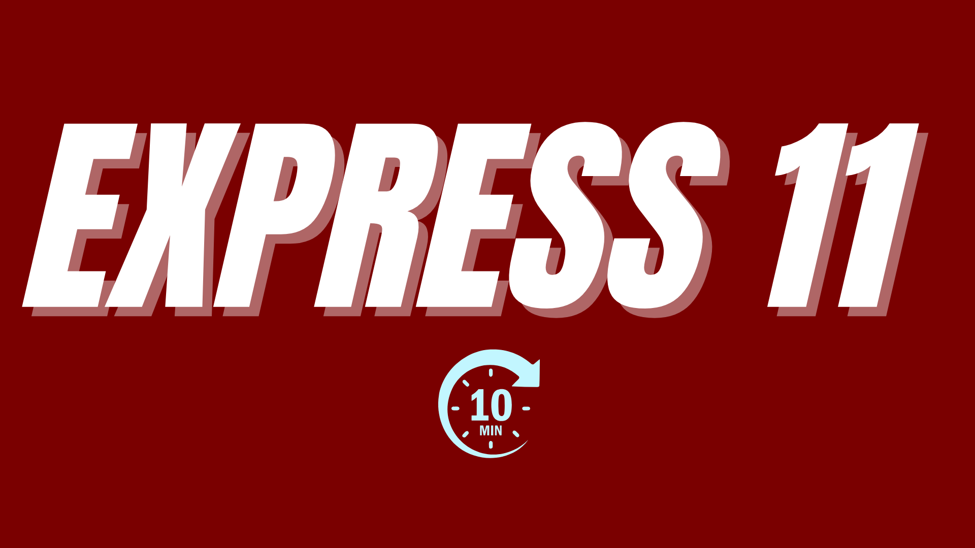 EXPRESS 11 INSTRUCTIONAL