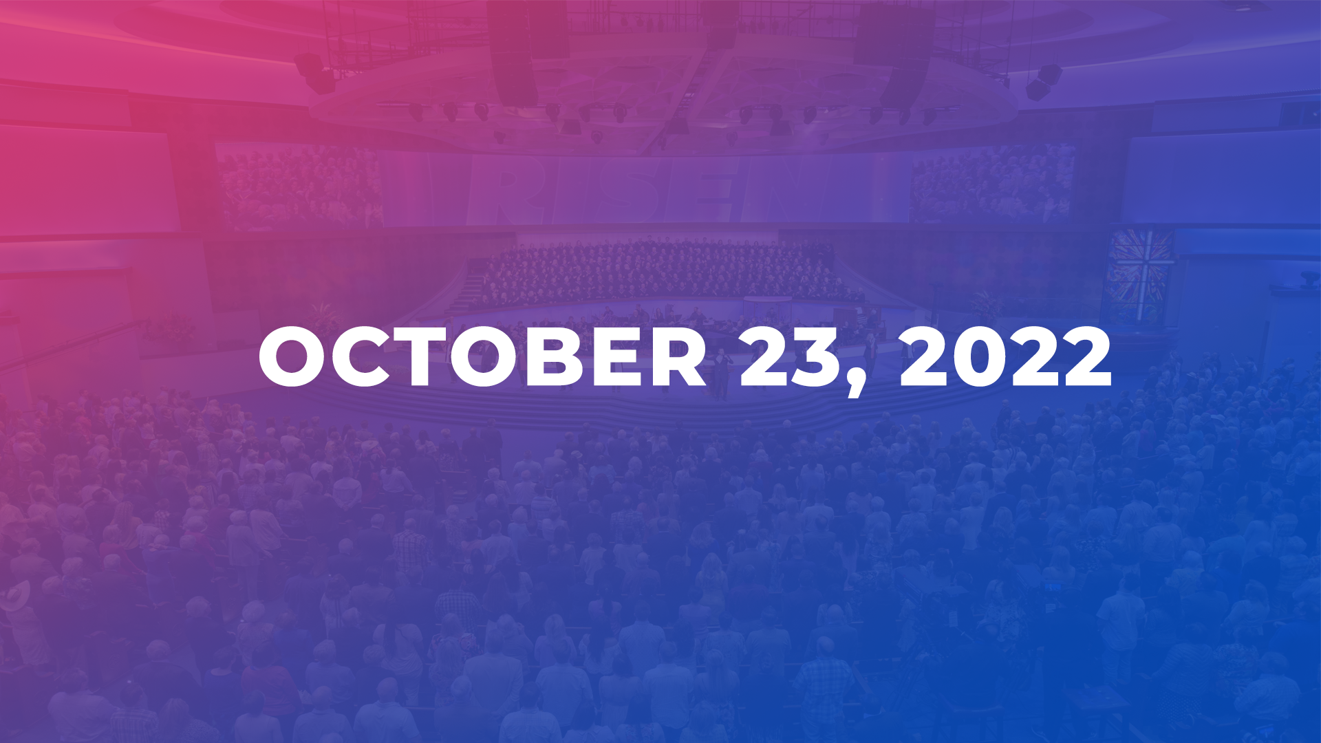 October 23, 2022 - Pulpit Guest: Dr. Erwin Lutzer