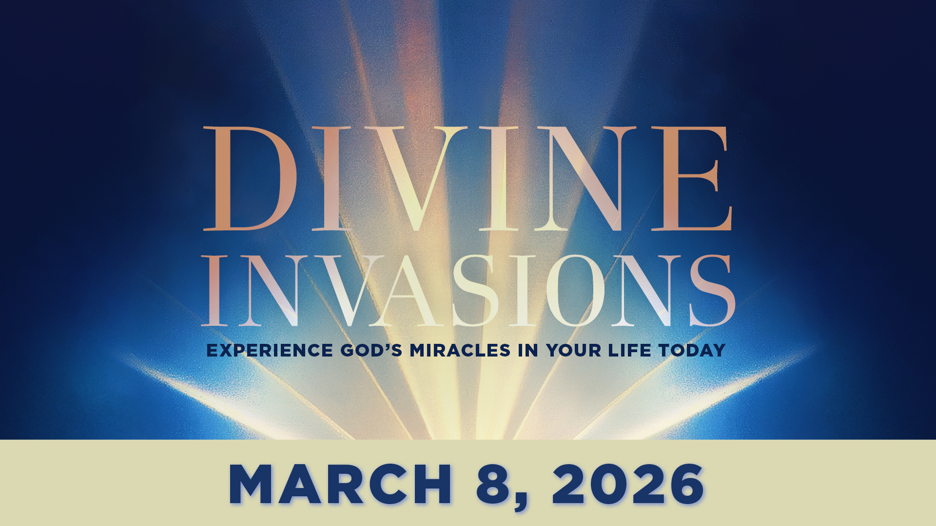 March 8, 2026 - Beware Of The Counterfeit Miracles