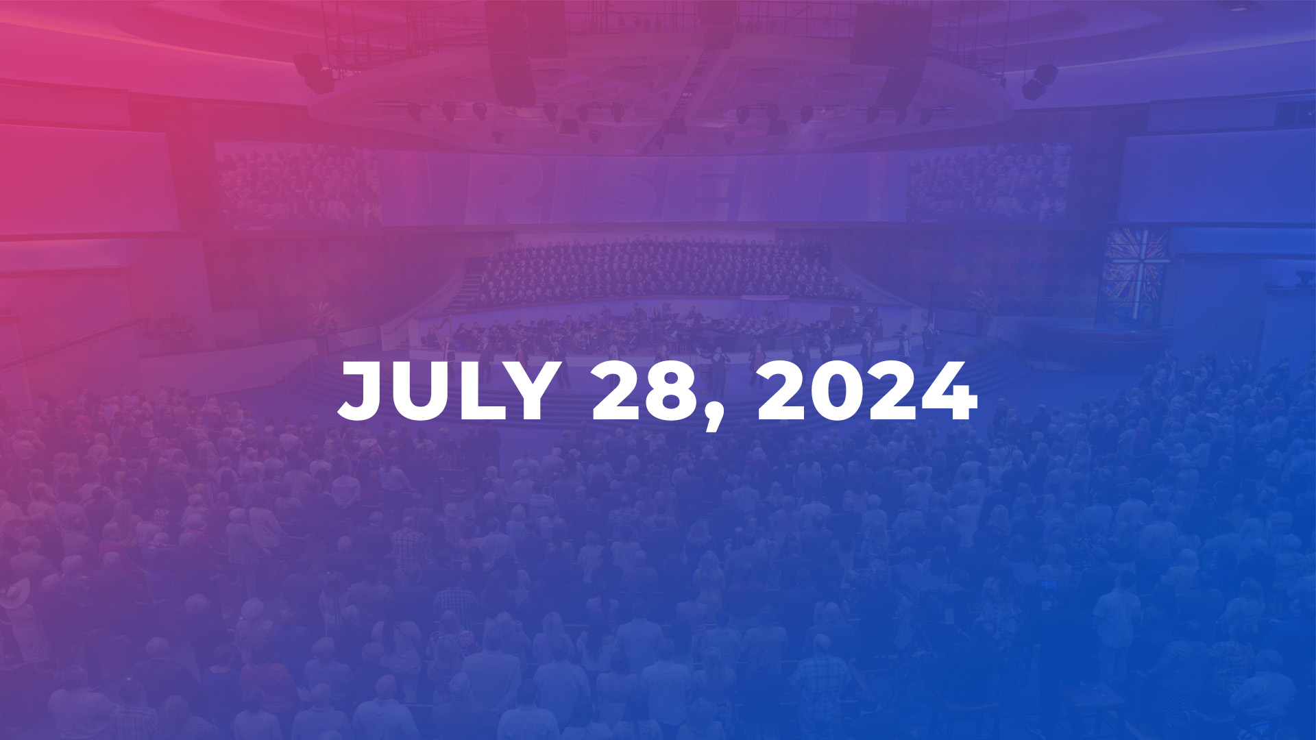 July 28, 2024 - Pulpit Guest: Dr. Ken Whitten