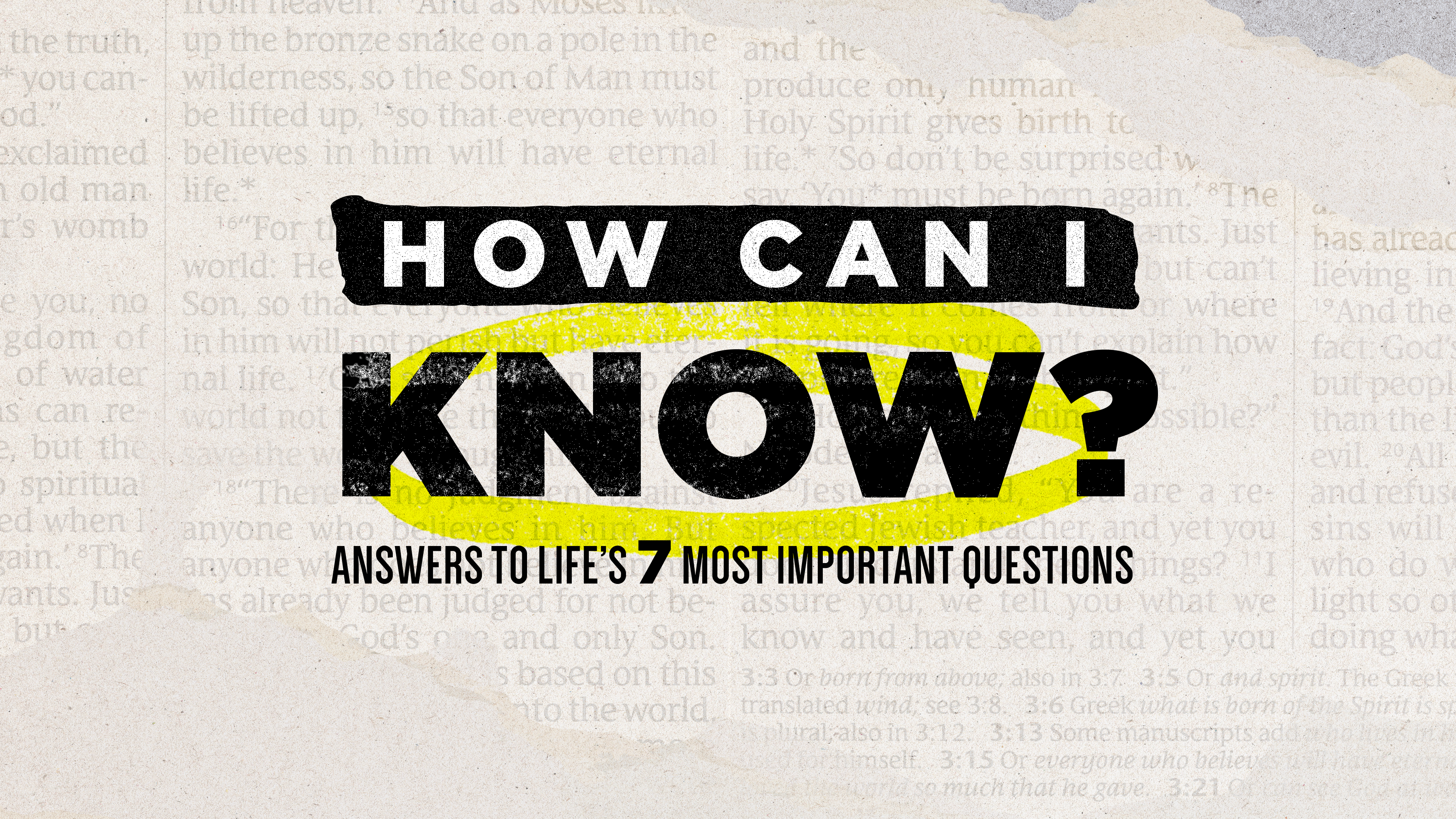 How Can I Know?