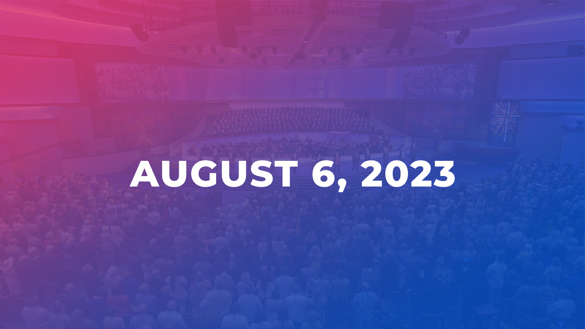 August 6, 2023 Pulpit Guest: Ronnie Floyd