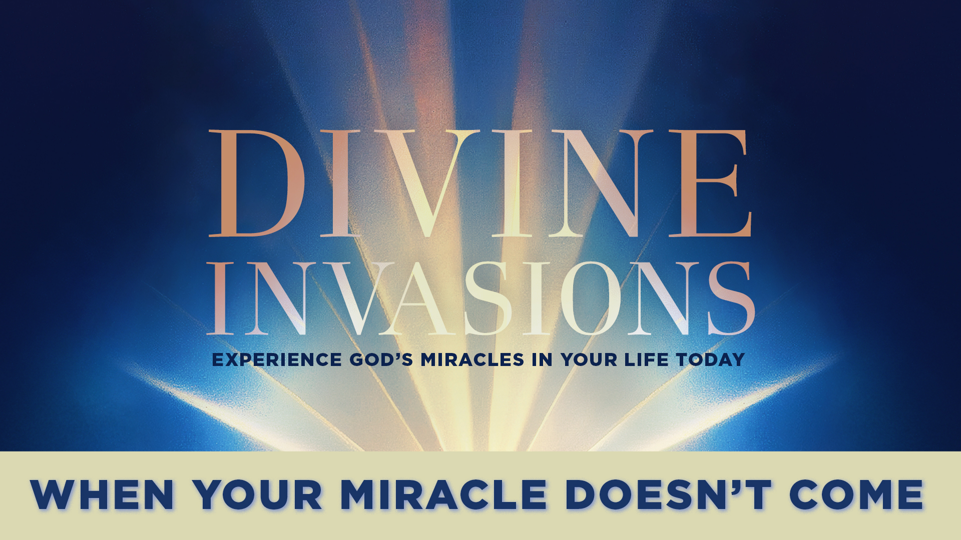 March 15, 2026 - When Your Miracle Doesn’t Come