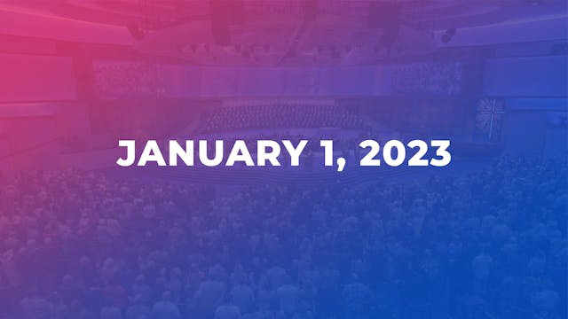 January 1, 2023 Worship Service