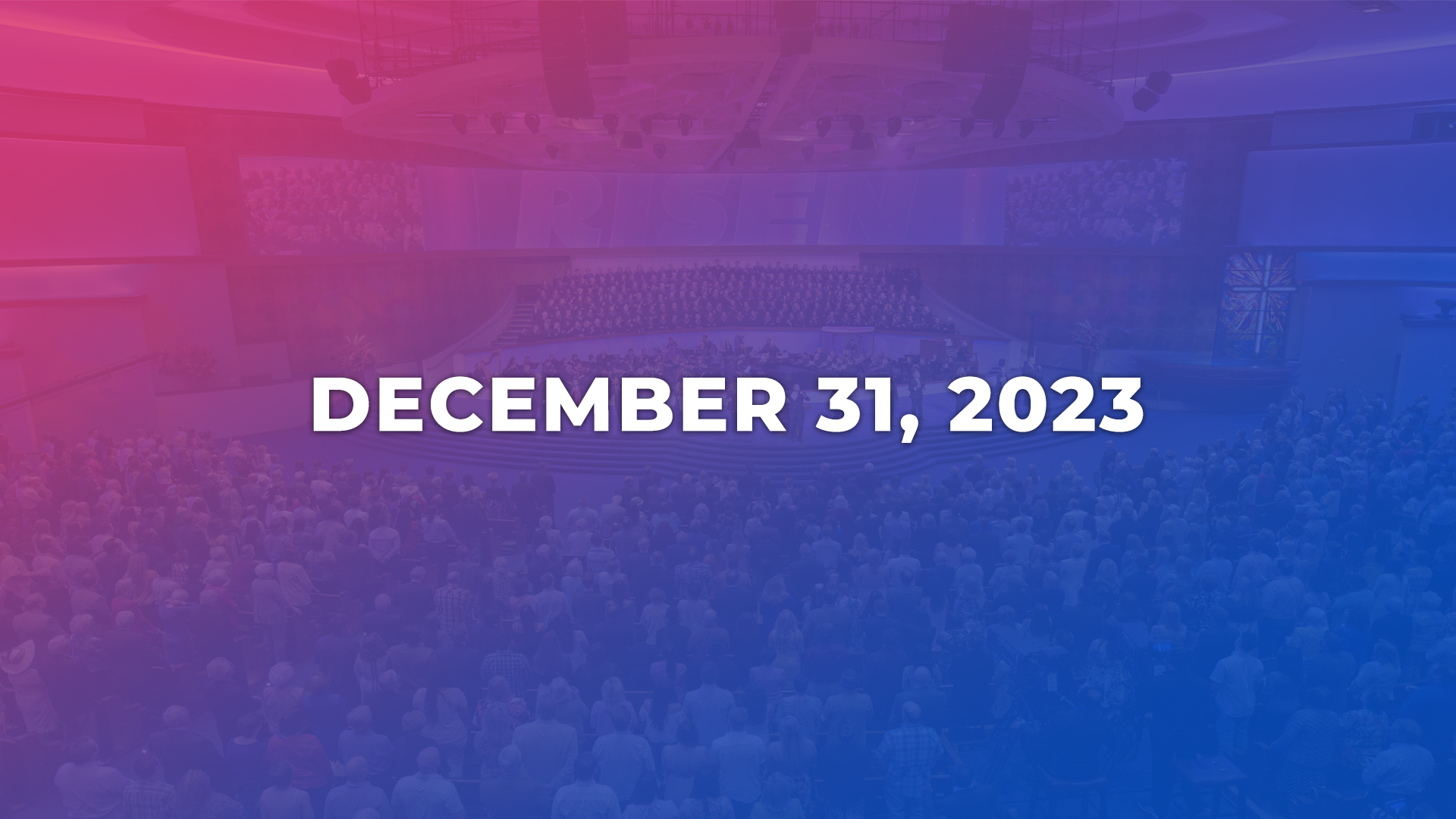 December 31, 2023 - Pulpit Guest: Dr. Ben Lovvorn