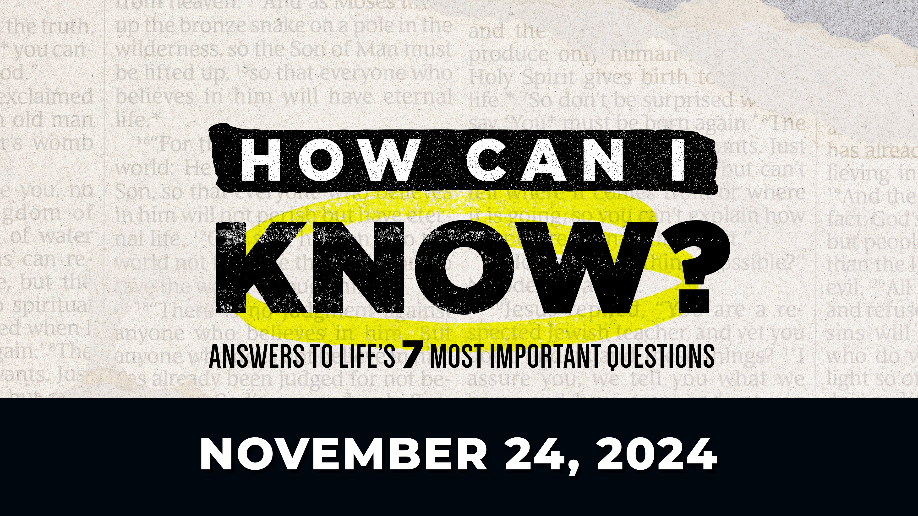 November 24, 2024 - How Can I Know How To Start Over When I've Blown It?
