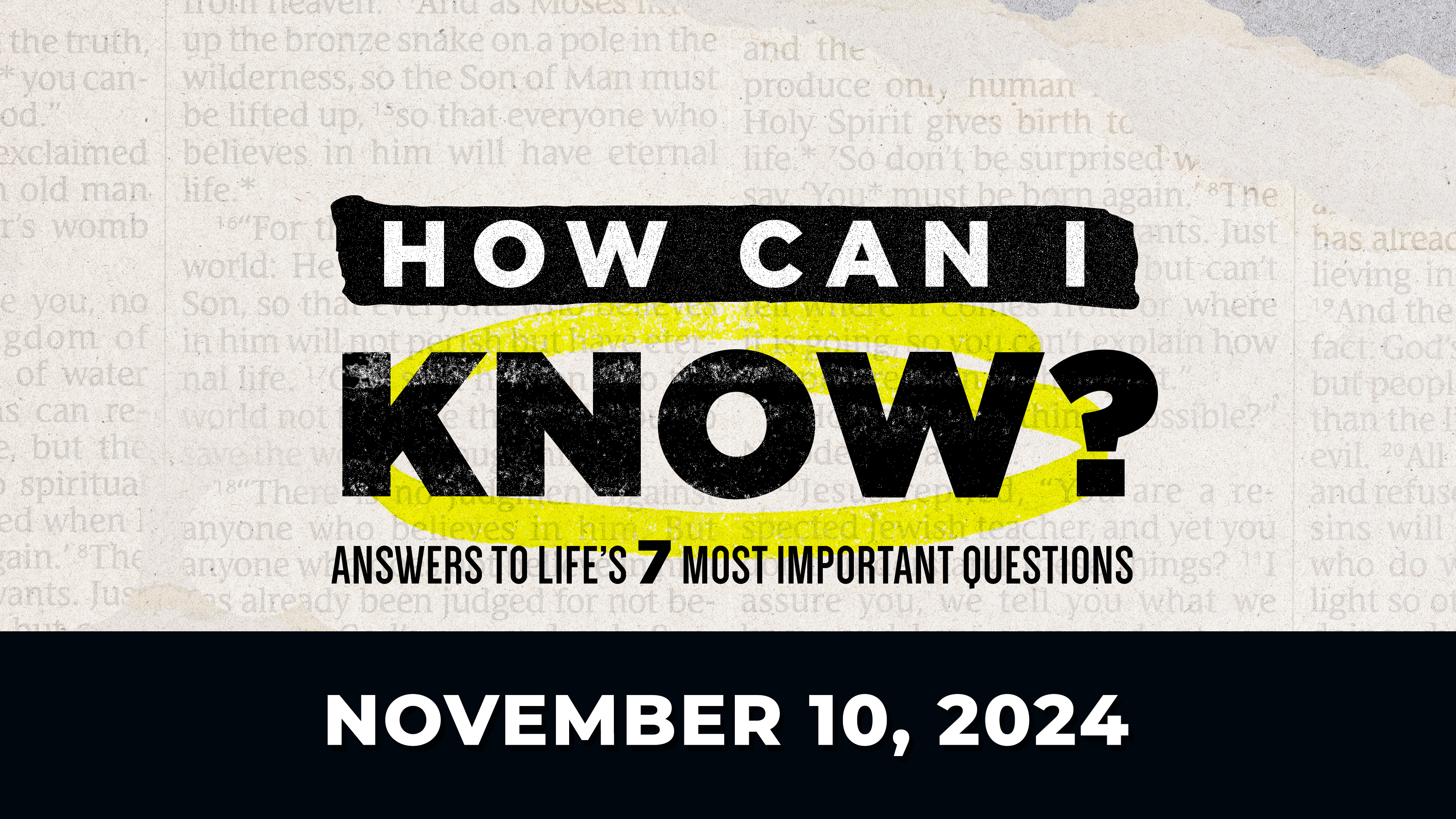 November 10, 2024 - How Can I Know God Is Good With All The Suffering In The...