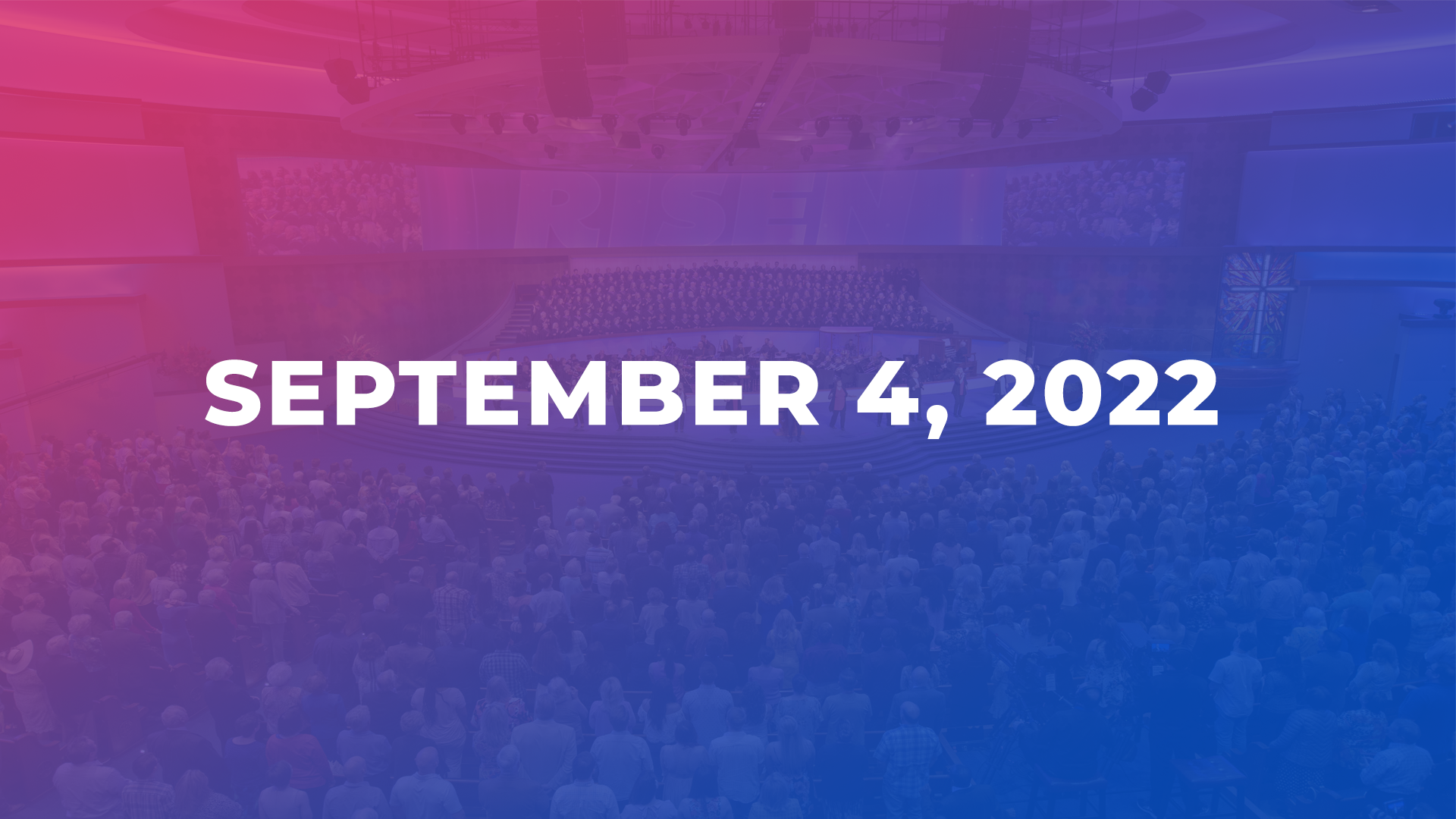 September 4, 2022 - Observance Of The Lord's Supper