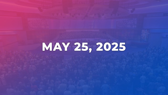 May 25, 2025 - Celebrate The Ordinances - Baptism