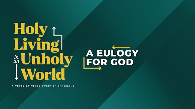 A Eulogy For God